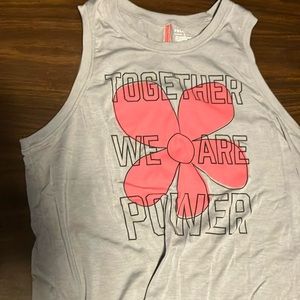 Peloton women’s small latitude muscle tank top flower power